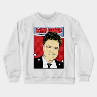 Donny Osmond 80s Pop Art Comic Style Crewneck Sweatshirt